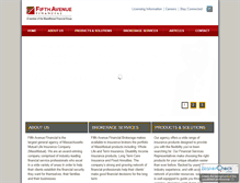 Tablet Screenshot of fifthavefinancial.com